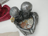 Loving Skeletons Candlelight Holder/trinket tray