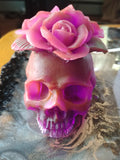 Skull and rose nightlight