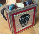 Dia De los Muertos cigar box purse