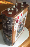 Cigar Box Purse - Classical Alice in Wonderland Cigar Box Purse