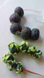 Brain Cane and Wildflower clay bead sets