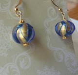 Venetian Glass Bead Earrings