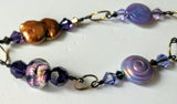 Copper Penny Pearls and Purple