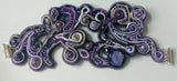 Purple Soutache Bracelet