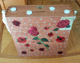 Cigar Box Purse with rose or wedding theme