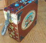 Cigar Box Purse - Flora & Fauna