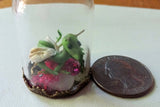Miniature Dragon in Cache Pendant with Pink Swarovski accents