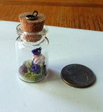 Miniature Purple Dragon in a Bottle