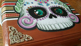 Sugar Skull Cigar Box Purse - Day of the Dead - Dia de los Muertos