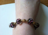 Glass Flower Bracelet Maverick Jewels-floating pinks