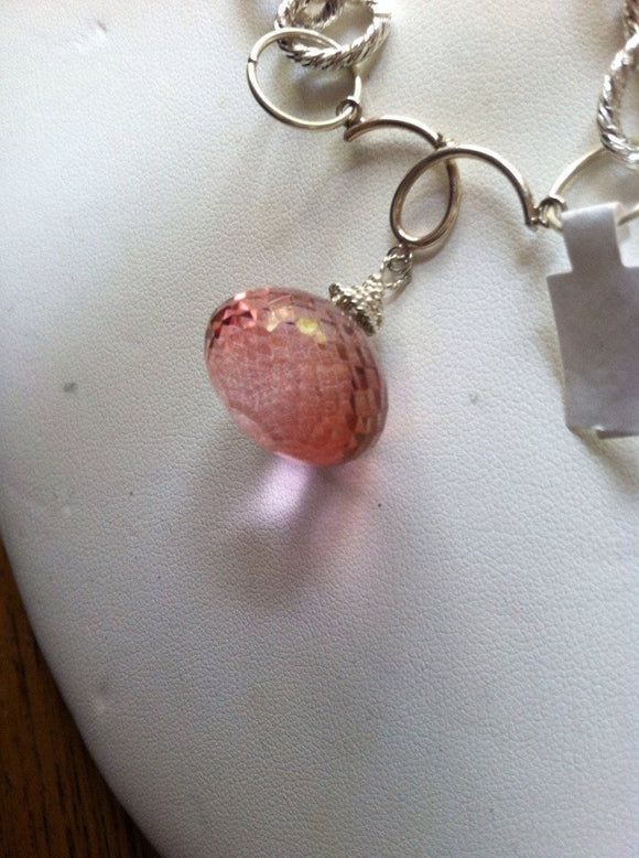 20 karats of PinkTopaz necklace / pendant