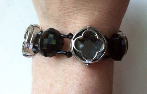 Maverick Jewels-Black & Grey Cuff