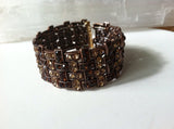 Maverick Jewels-chocolate crystal bracelet